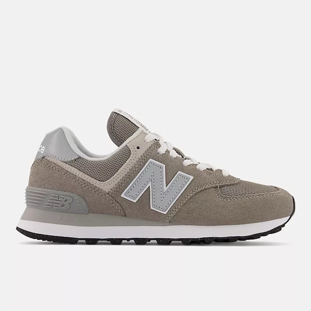 New Balance‎ 574 Core Women's Size 5.5 B Sneakers Grey White Shoes WL574EVG